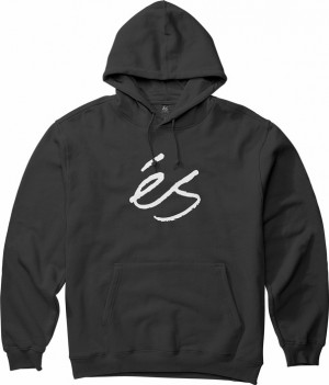 És Script Heavyweight Pullover Herr Svarta | Sverige-2410758