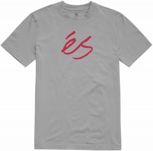 És Script T-shirt Herr Silver | Sverige-4263879