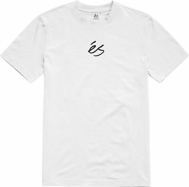 És Mini Script T-shirt Herr Vita | Sverige-5863174